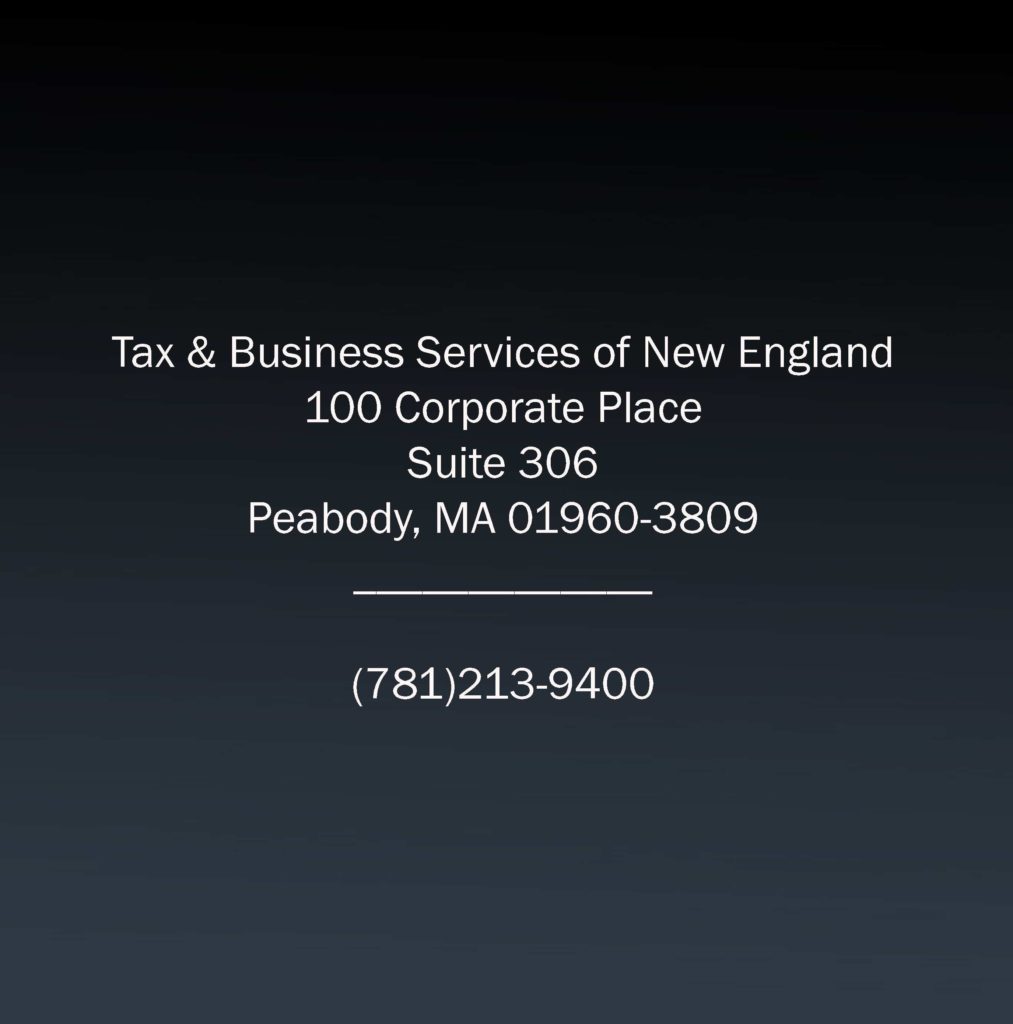 Contact Us – Tax & Business Services of New England